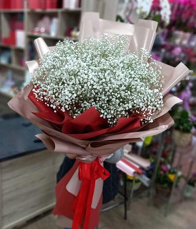 Букет цветов из: Гипсофила в Сурхахи