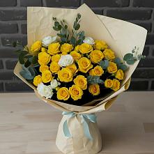 Букет цветов из:  Розы #REPLACE_PRED# Сурхахи