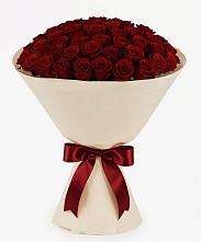 Букет 101 Бордовая роза Блэк Бакарра в Сурхахи