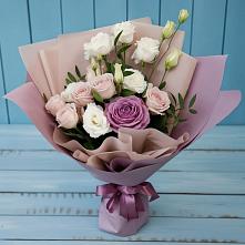 Букет цветов из:  Розы и Лизиантусы в Сурхахи