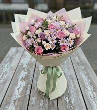 Букет цветов из:  Розы и Хризантемы в Сурхахи