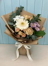 Букет цветов из:  Герберы и Хризантемы в Сурхахи