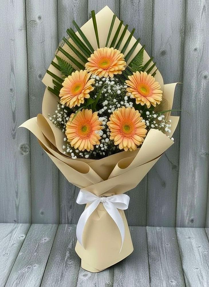 Букет цветов из: Герберы в Сурхахи