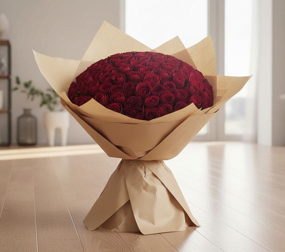 Букет 101 Красная роза в Сурхахи