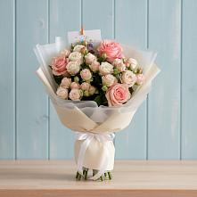 Букет цветов из:  Розы #REPLACE_PRED# Сурхахи