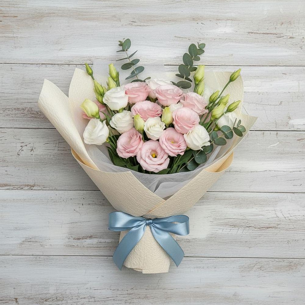 Букет цветов из: Лизиантусы в Сурхахи